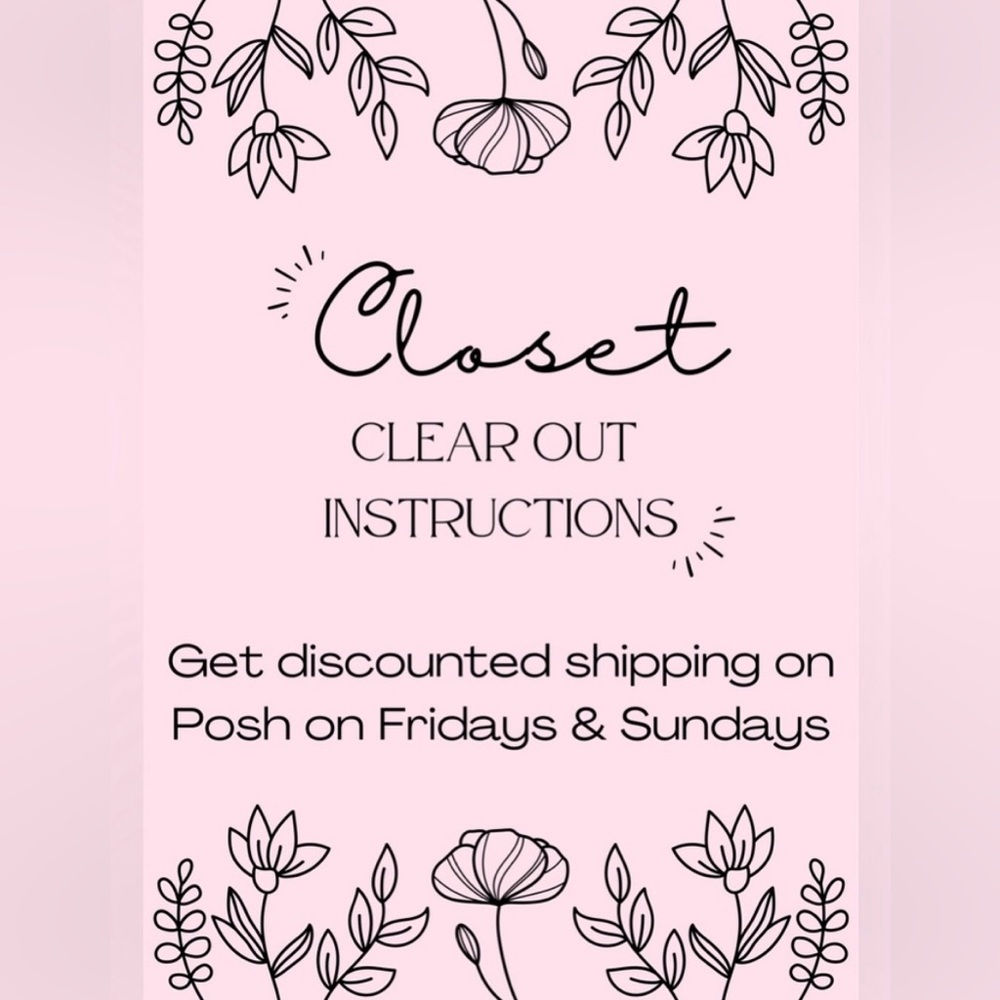 Closet Clear-out Friday & Sunday 💓🌻🛍️